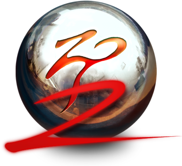 Zen Logo Crystal Sphere PNG Image