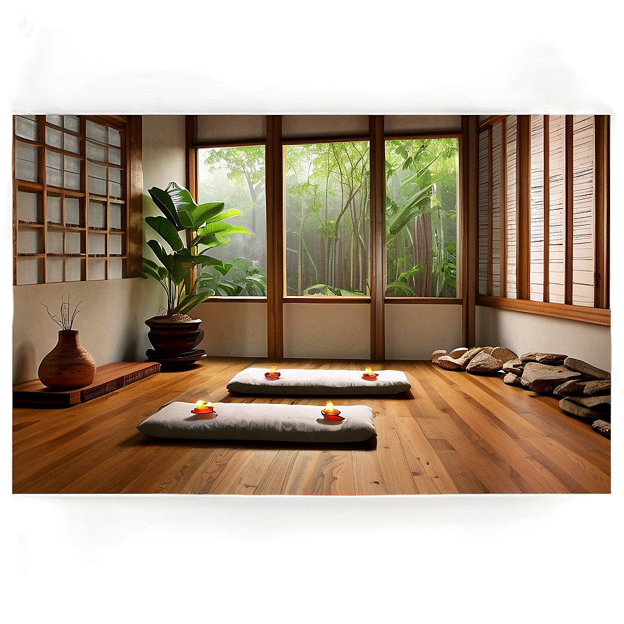 Zen Meditation Room Png 1 PNG Image