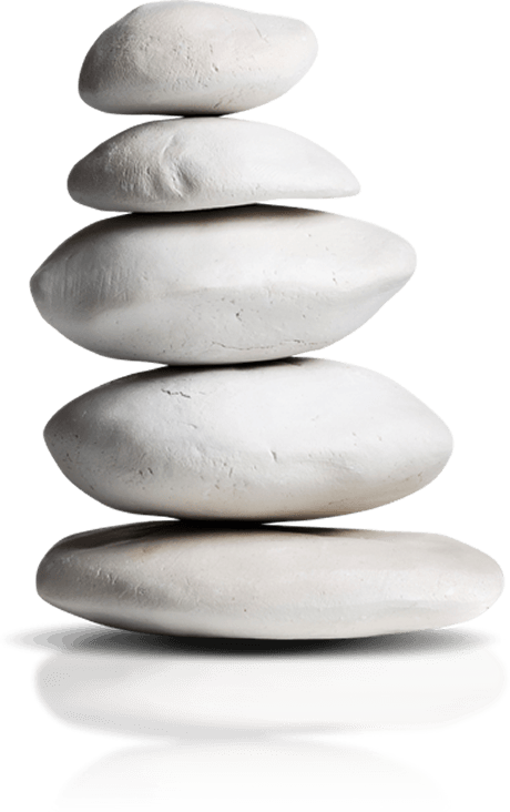 Zen Stone Stack Spa Wellness Balance PNG Image