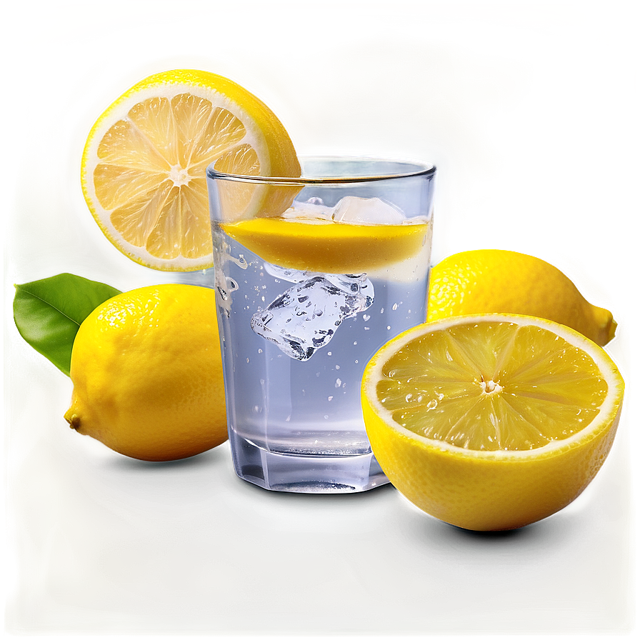 Zesty Lemon Water Png 47 PNG Image