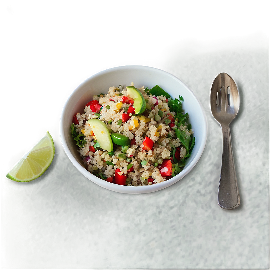 Zesty Lime Quinoa Salad Png 05232024 PNG Image