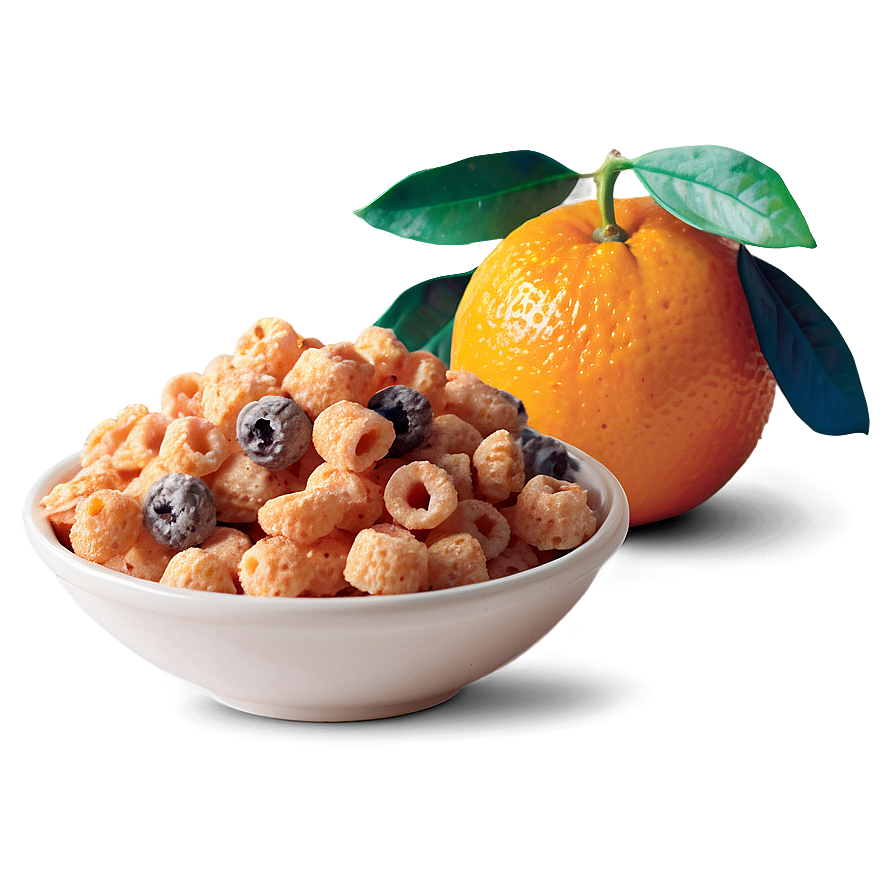 Zesty Orange Cereal Png Qxa47 PNG Image