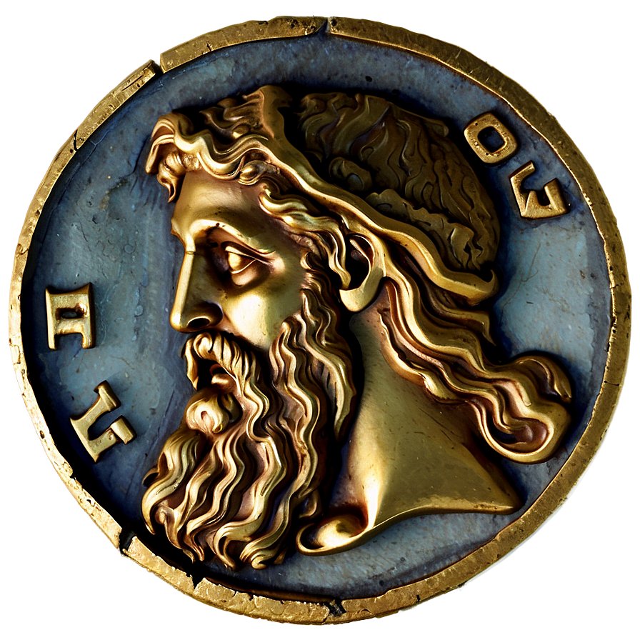 Zeus Ancient Greek Coin Png Iqy22 PNG Image