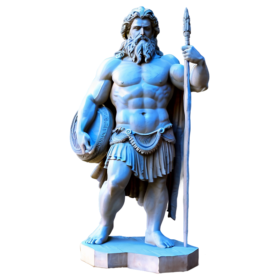 Zeus Ancient Statue Png Eyi68 PNG Image