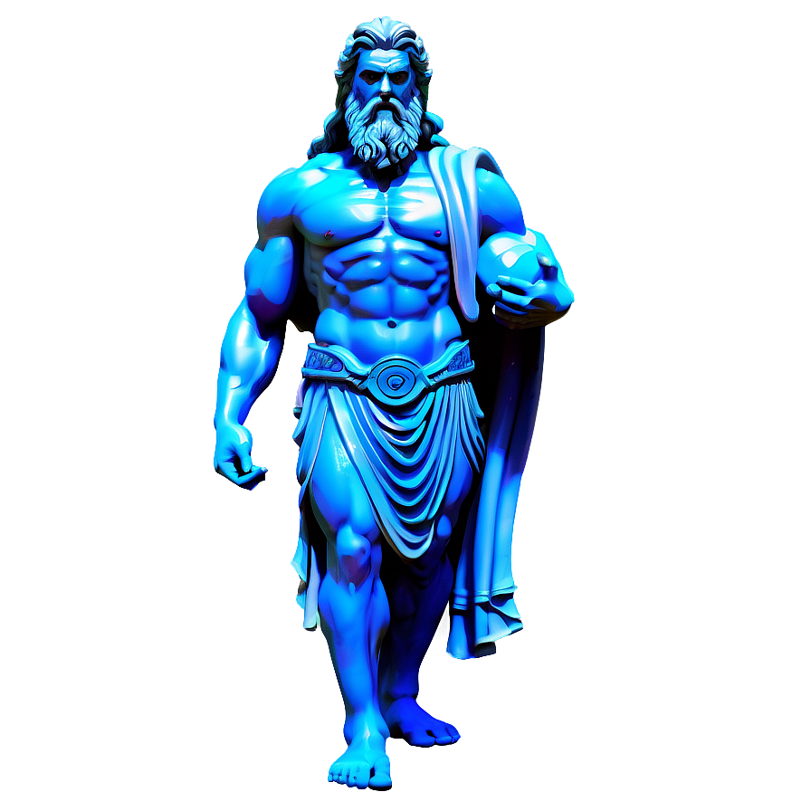 Zeus Full Body Statue Png Ftp50 PNG Image