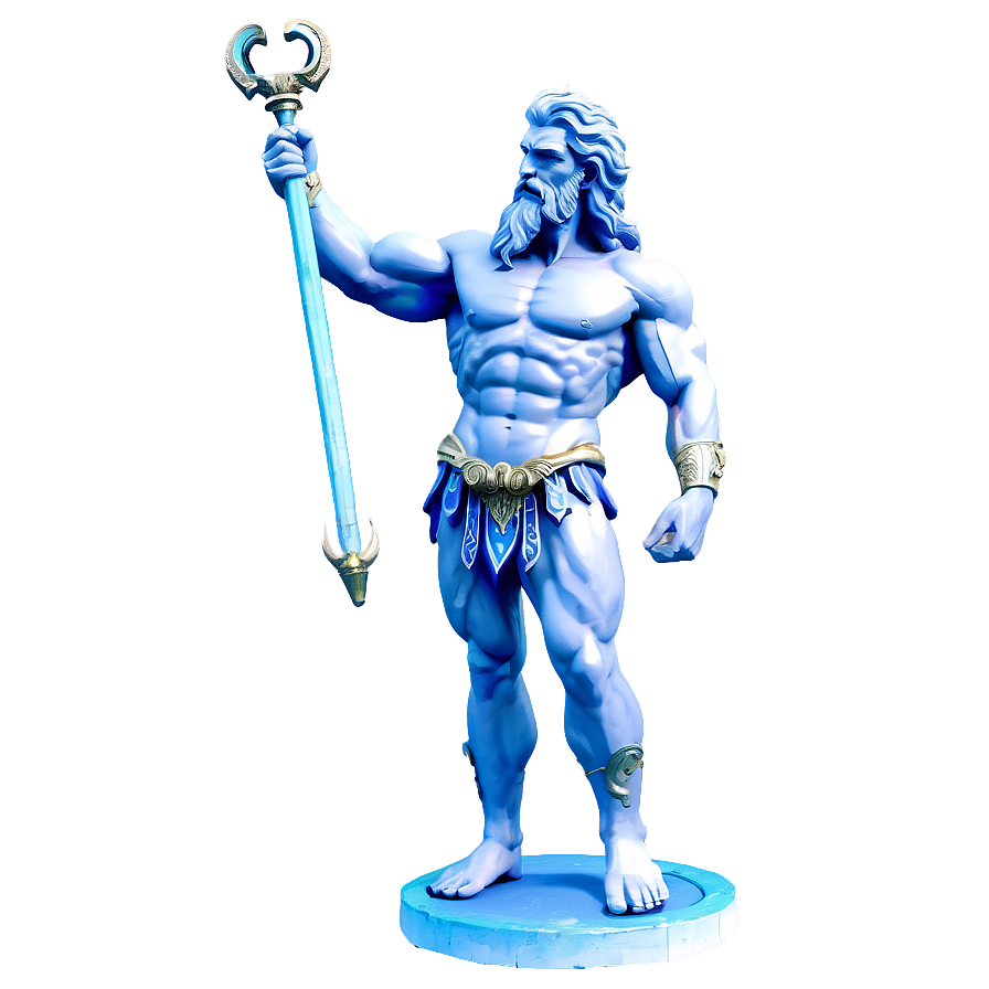 Zeus Full Body Statue Png Nds PNG Image