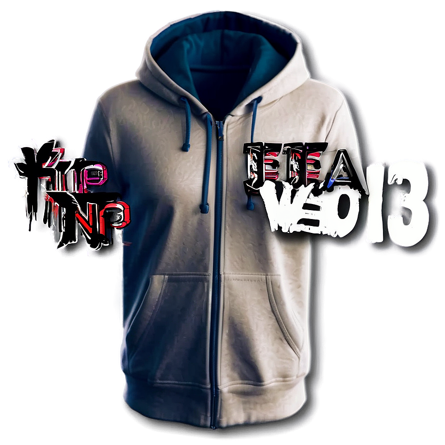 Zip Up Hoodie With Logo Png 06292024 PNG Image