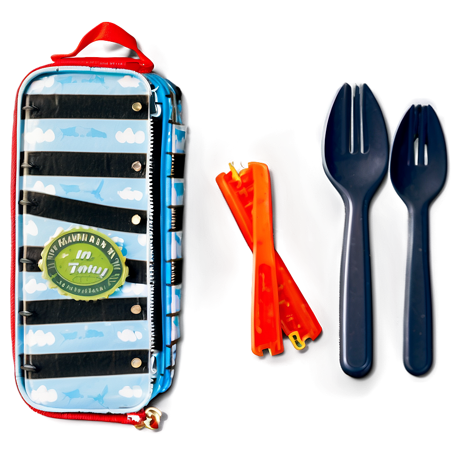 Zipper Lunchbox Png Msg PNG Image