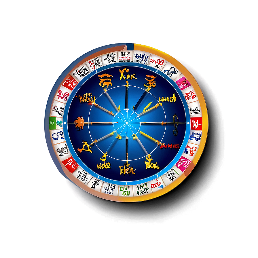 Zodiac Calendar Png Exo76 PNG Image