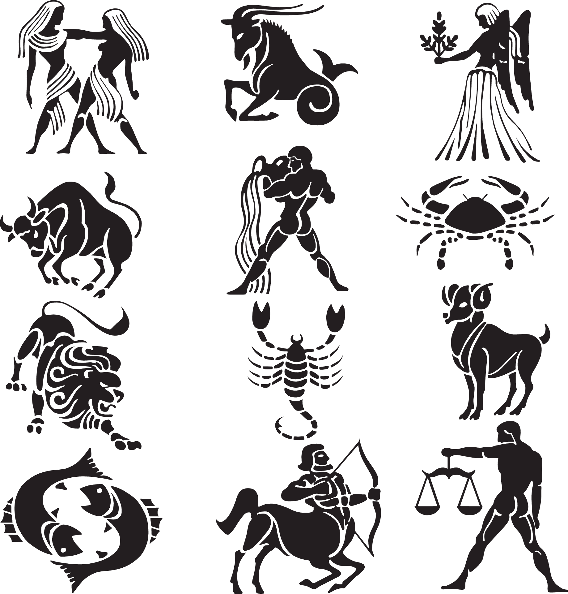 Zodiac Signs Scorpio Highlighted PNG Image