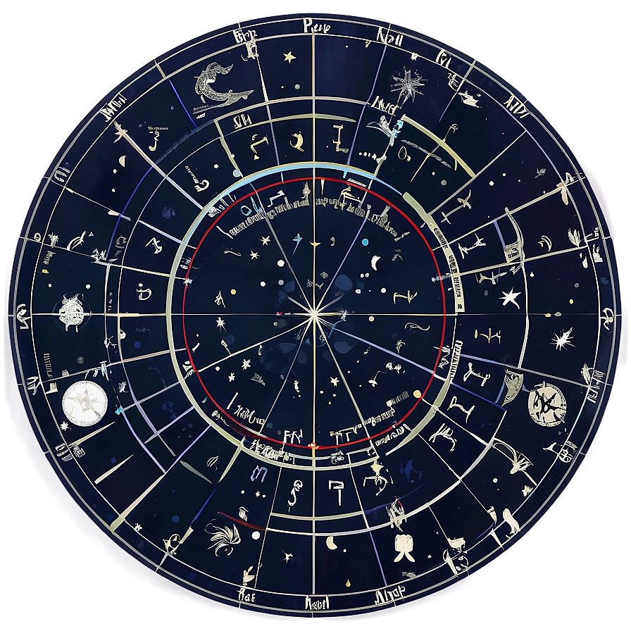 Zodiac Star Map Png 24 PNG Image