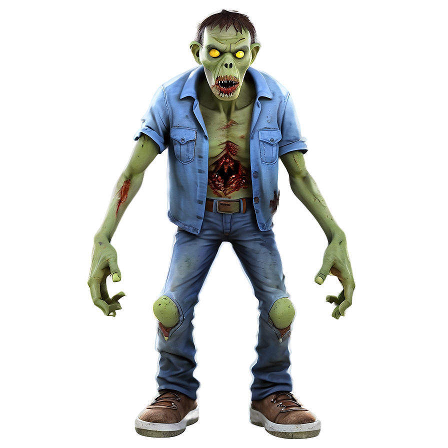 Zombie And Monster Cartoon Character Png 89 PNG Image