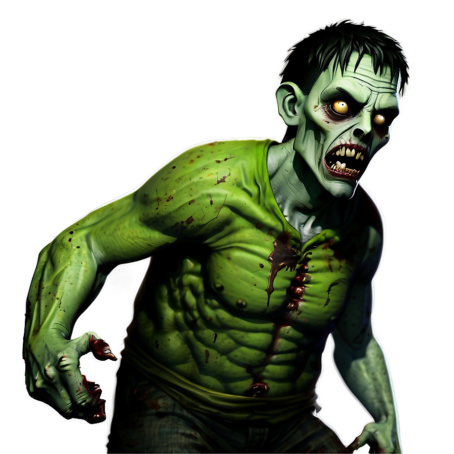 Zombie And Monster Cartoon Character Png Ogn68 PNG Image