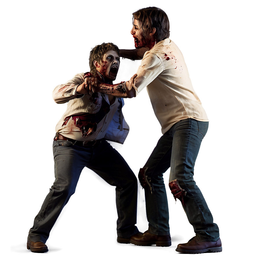 Zombie Attack Scene Png 11 PNG Image