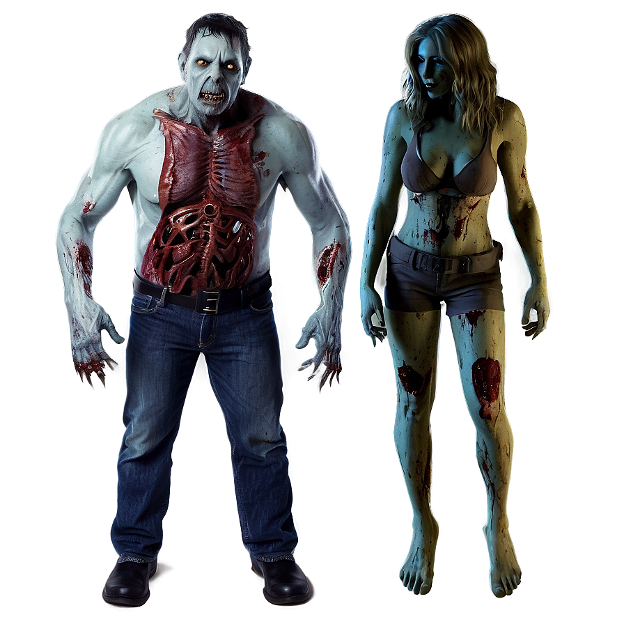 Zombie Costume Png Kwu PNG Image