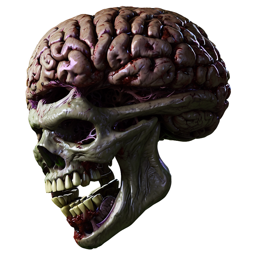 Zombie Eating Brain Png 05032024 PNG Image