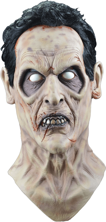 Zombie Head Horror PNG Image