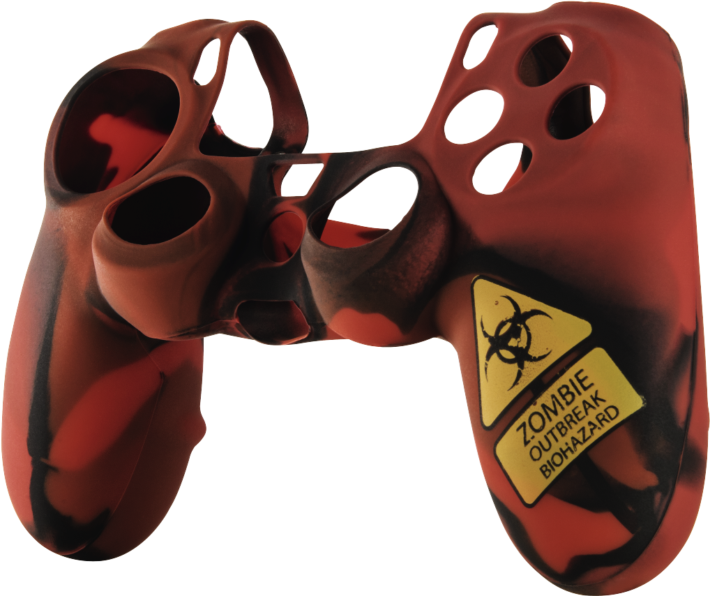 Zombie Outbreak Play Station Controller Skin PNG Image