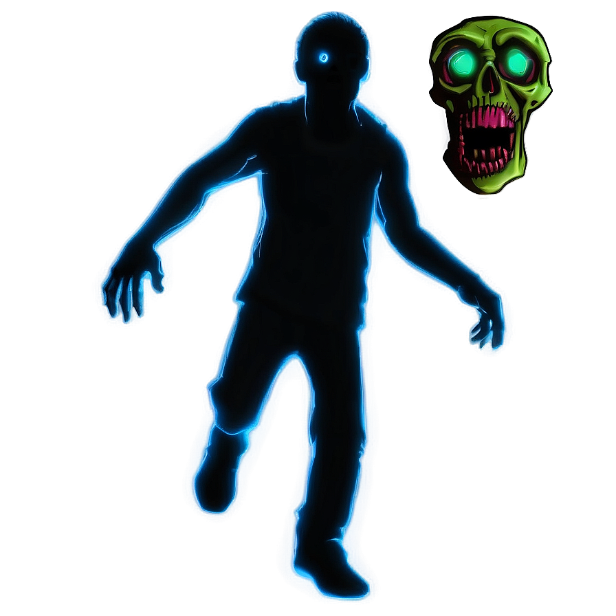 Zombie Silhouette Pack Png Rlm77 PNG Image