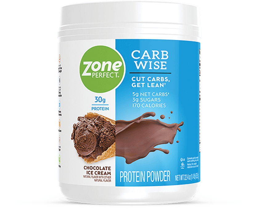 Zone Perfect Chocolate Ice Cream Protein Powder PNG Image