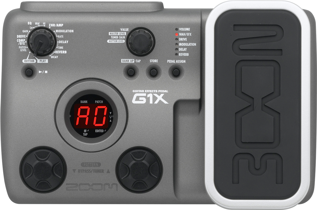 Zoom G1 X Guitar Effects Pedal PNG Image