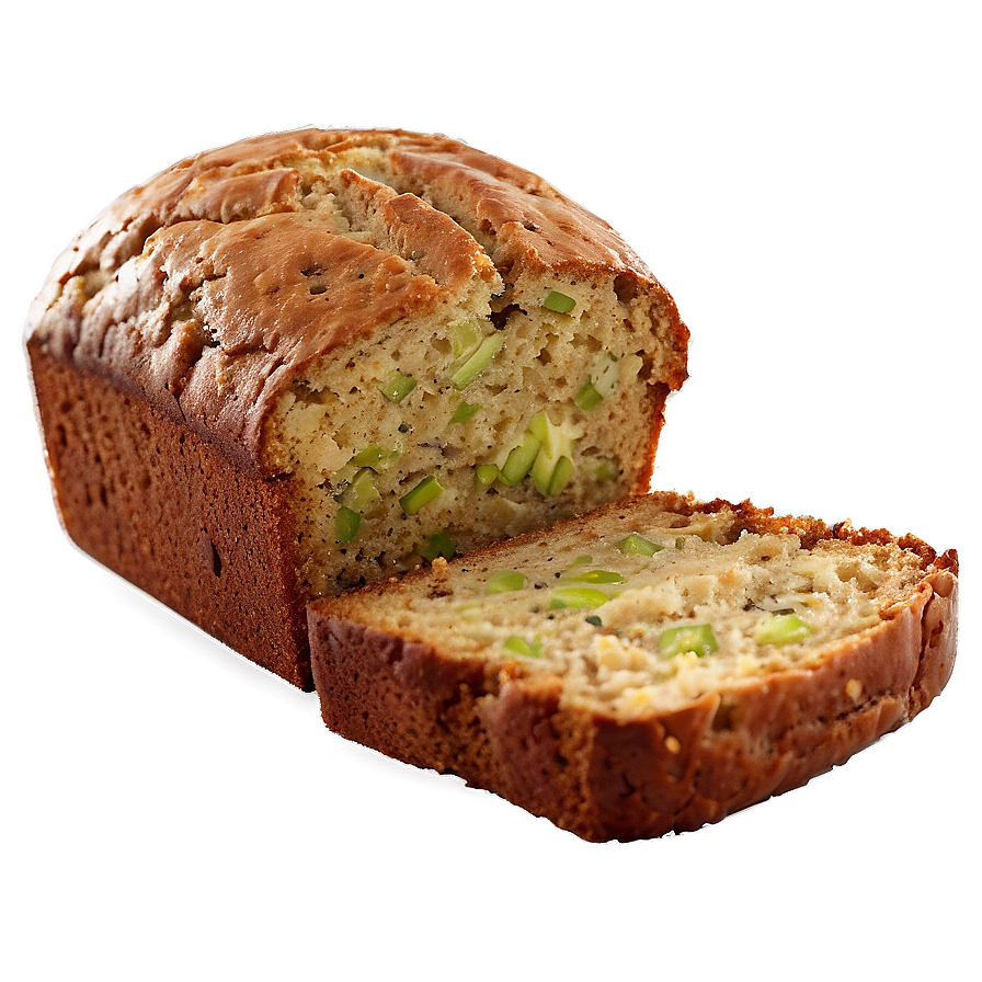 Zucchini Bread Loaf Png Vab PNG Image