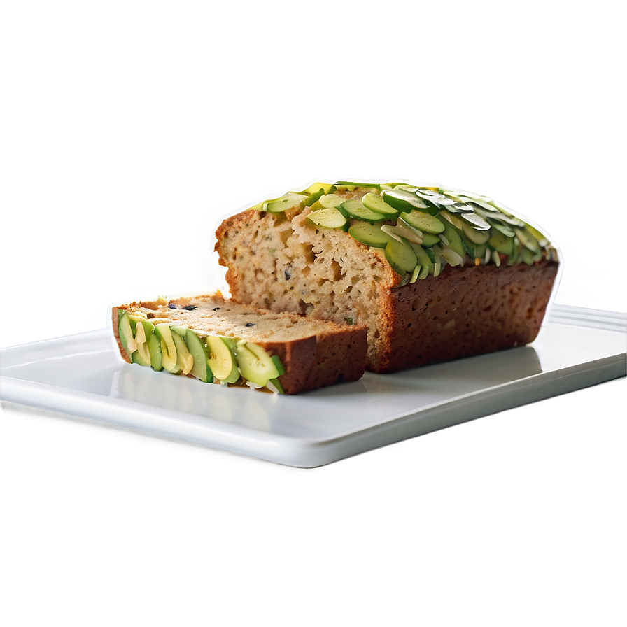 Zucchini Bread Loaf Png Wbq PNG Image