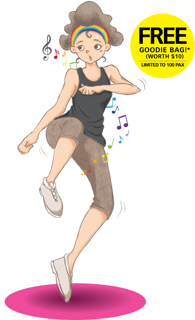 Zumba Dance Promotion Illustration PNG Image