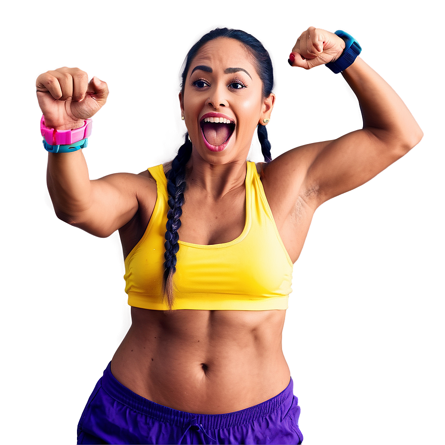 Zumba Workout Excitement Png Kpe41 PNG Image