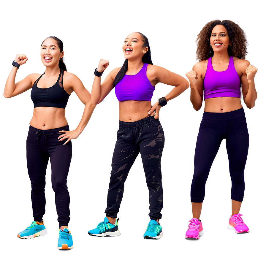 Zumba Workout Excitement Png Mwm44 PNG Image