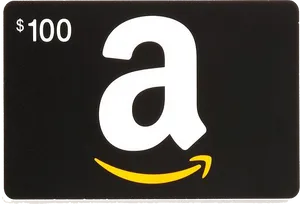 100 Dollar Amazon Gift Card PNG Image