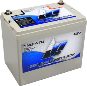 12 V Lithium Ion Battery Pack T M2470 PNG Image