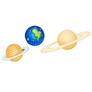 123 In Space Theme Png Faa PNG Image