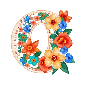 123 With Floral Embellishments Png Cbs39 PNG Image