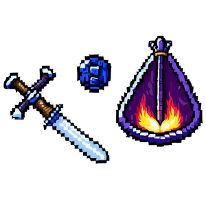 16 Bit Pixel Adventure Items Png Dsi16 PNG Image