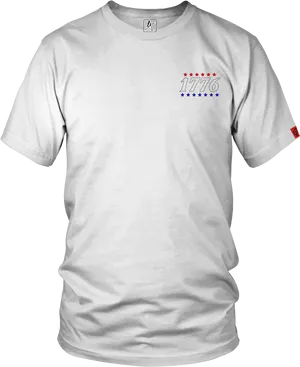 1776 Stars Patriotic T Shirt Design PNG Image