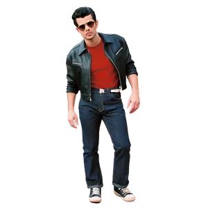 1950s Greaser Fashion Styles Png 35 PNG Image