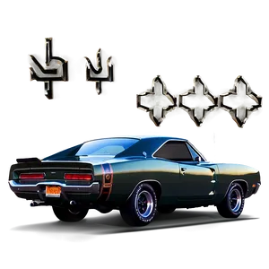 1969 Dodge Charger Icon Png 06122024 PNG Image