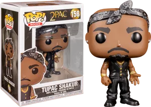 2 Pac Funko Pop Vinyl Figure PNG Image