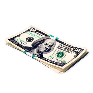 20 Dollar Note Flat Lay Png 33 PNG Image