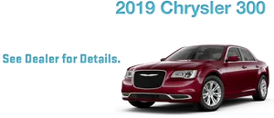 2019 Chrysler300 Advertisement PNG Image