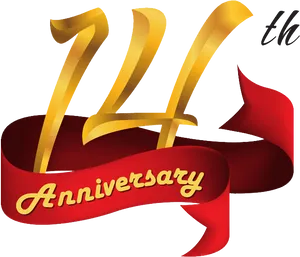 24th Anniversary Celebration Banner PNG Image