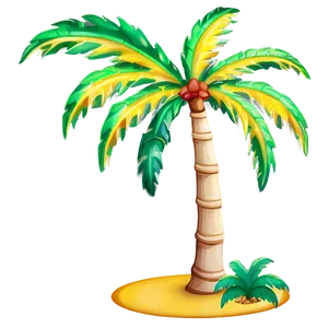 2d Palm Tree Emoji Png 11 PNG Image