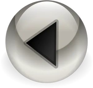 3 D Back Button Icon PNG Image