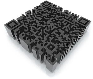 3 D Barcode Artwork PNG Image