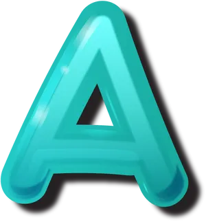 3 D Letter A Icon PNG Image