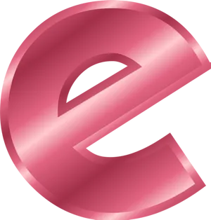 3 D Letter E Graphic PNG Image