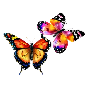 3d Butterfly C PNG Image