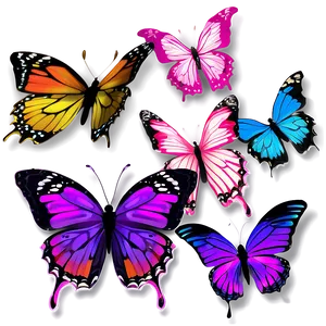 3d Butterfly Graphic Png 75 PNG Image