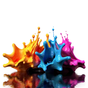 3d Color Splash Png 76 PNG Image